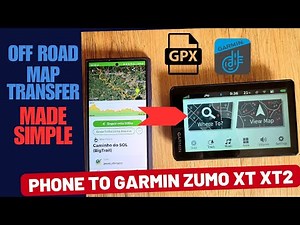 Garmin Zumo XT XT2 - How to export off road maps from phone to GPS - (Garmin Made simple)