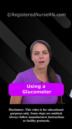 Glucometer Tutorial: How to check blood sugar level using a glucometer at home. If you are diabetic, it is important to monitor your blood glucose (sugar) level as directed. This tutorial will show you how a glucometer works. #glucometer #diabetes #diabetesawareness #nursingschool #nursing #nursetok #learnontiktok #nursingstudent #nurse #glucosetest