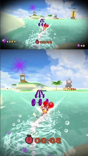 Super Mario Galaxy 2 - Purple Coin Beach Dash