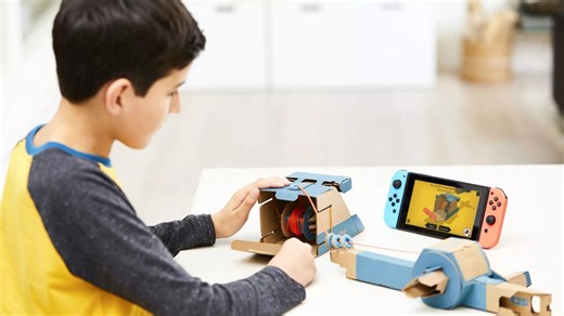 Nintendo has announced Nintendo Labo, a bizarre new interactive cardboard toy line