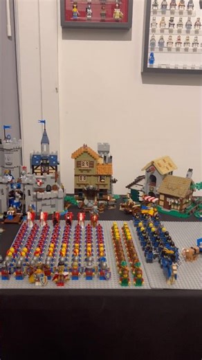 LEGO Castle Army Building | Building a army for the castle MOC 🏰 #lego #legocastle #legoarmy