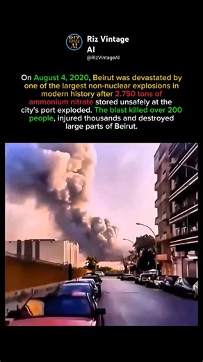 The Beirut Explosion That Shocked the World