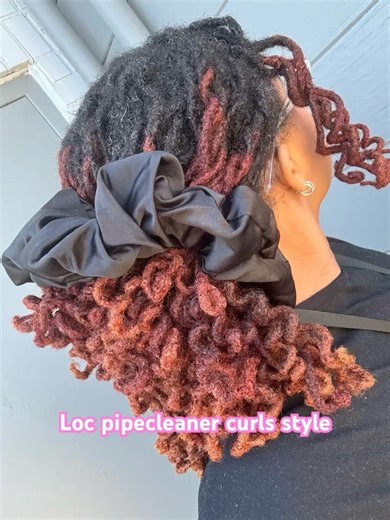loc pipecleaner curls style