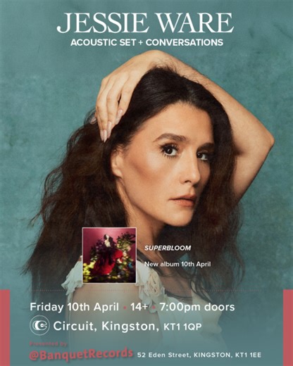 Jessie Ware - Friday 10th April at Circuit, 7:00pm (14 )