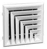 Aircraft V882C 8 x 8 inch 2-Way Corner Ceiling Diffuser