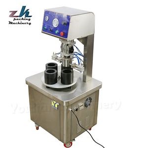[Hot Item] Semi Automatic Round Glass Jar Vacuum Capping Machine Manual Tightening Closing Capper