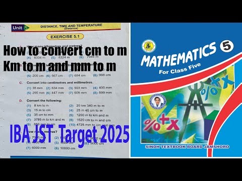 How to Convert mm to cm In Sindhi | class 5 maths | exercise 5.1