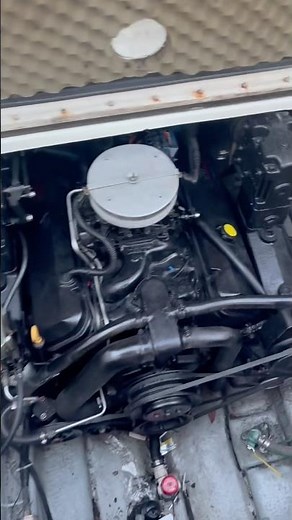 New engine running. Mercruiser 454 and Bravo III outdrive. Next up Sea Trial! #seatrials #boats