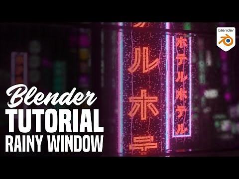 Blender window rain in 10 Minutes | Eevee Tutorial