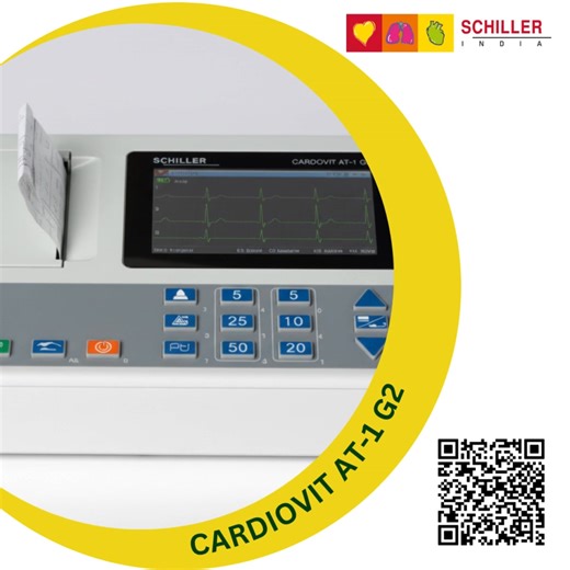 Schiller Healthcare India on Instagram: "Schiller India’s CARDIOVIT AT-1 G2 provides effortless ECG viewing and analysis with a vivid, high-resolution screen that ensures every waveform is displayed with precision and clarity. The intuitive interface allows clinicians to review data quickly and confidently making accurate diagnosis easier than ever. Click on the link in the bio to know more. #SchillerIndia #SchillerHealthcare #CARDIOVITAT1G2 #RestingECG #ECGSolutions #HospitalDiagnostics #Diagno