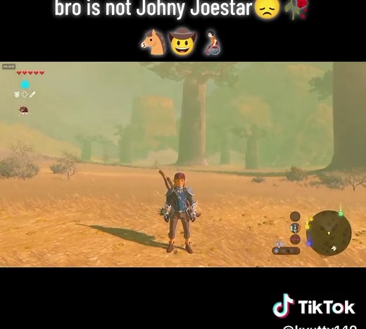 bro need more stamina 🥀 #zeldabotw #jojosteelballrun #zeldabreathofthewild #meme #edit