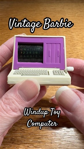 Vintage Barbie “Magic Moves” Windup Toy Computer