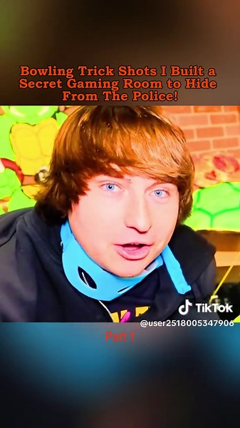 I Built a Secret Gaming Room to Hide From The Poli-1 | secret gaming room