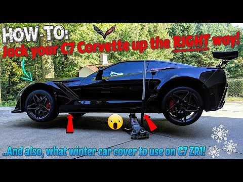 BEST WAY to jack up your C7 Corvette!