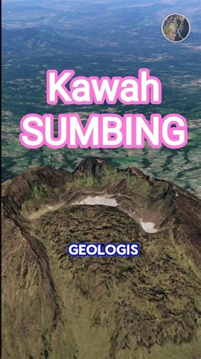 This is what the crater of Mount Sumbing in Central Java looks like #short #mountsumbing #central...