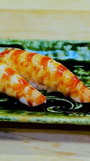 🇯🇵Tiger shrimp nigiri🍣 #sushi | Hiroyuki Takeoka
