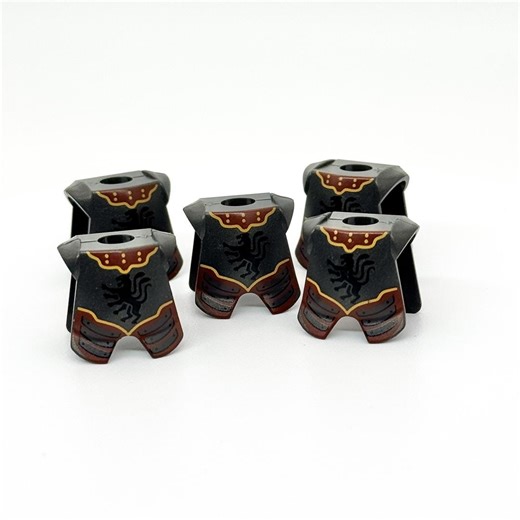 Medieval Manticore Chest Plate Armour – 5 Pack Custom Minifigure Accessories - Etsy