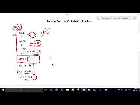 Jennings Dynamic Optimization Problem