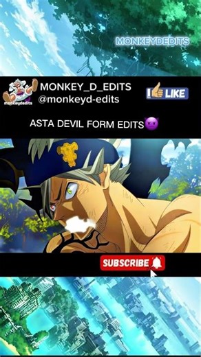 Asta became devil 😈🔥 | Black Clover Fight #anime #blackclover #asta #devil