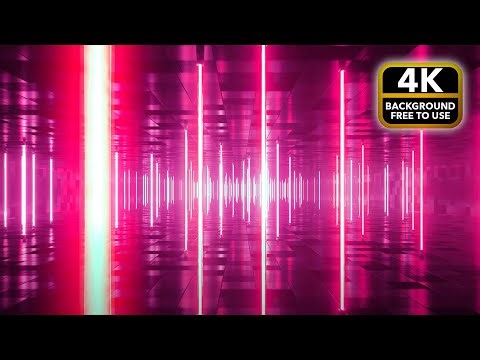 1h Neon Pink Lights Room | Light bars | Screensaver | LED Light | Pink Lights