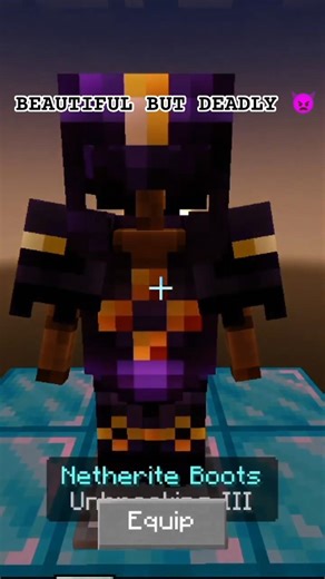 Minecraft Deadly Armour Trim | #shorts #minecraft