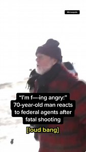 “I’m 70-years-old and I’m f—ing angry” A Minnesota man reacts in the aftermath of today’s fatal federal shooting in Minneapolis, as agents deploy crowd-control munitions during protests. #news #minnesota | MS NOW