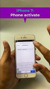 0. How to “Activate” an iPhone 7. #iphone #smartphone