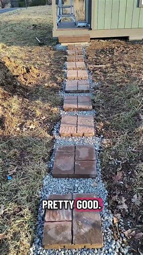 Finished walk way to our farm stand #farmstand #microbakery #selfserve #onestepcloser #almostthere