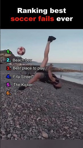 Ranking best soccer fails ever