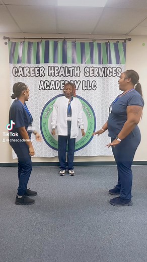 When you’re so happy that you SURVIVED the CHSA CNA Program!!! 💚💙 #CNA2024 | Career Health Services Academy, LLC