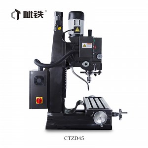 [Hot Item] China Bench Top Small Mini Dro Fresadora Manual Mills Mill Drill Ctzd45 Universal Vertical Drilling and Milling Machine Price