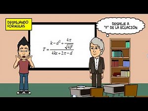 Despejes de variables en fórmulas y ecuaciones