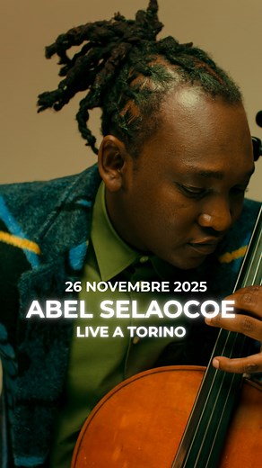 🎻 Abel Selaocoe arriva a Torino! Mercoledì 26 novembre, al Conservatorio G. Verdi, uno dei musicisti più innovativi di oggi porta sul palco un concerto che unisce violoncello, voce e tradizioni africane in un’esperienza unica! Dalla profondità di Bach ai ritmi del Sudafrica, fino alle sue creazioni originali ✨ Save the date! 🎟️ Info e biglietti su unionemusicale.it | Unione Musicale