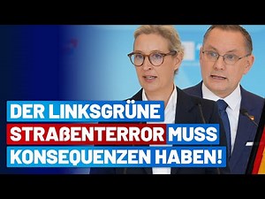 Nach Gießen platzt Alice Weidel der Kragen! Pressekonferenz mit Tino Chrupalla - AfD-Fraktion