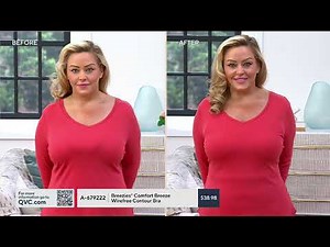 Breezies Comfort Breeze Wirefree Contour Bra on QVC