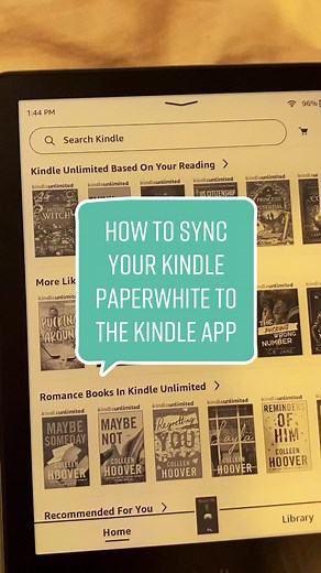@Kiki 📚 I hope this helps! How to sync your kindle to the kindle app on your phone or tablet. #kindle #paperwhitekindle #kindlepaperwhite #ereader #kindleamazon #booktok #books