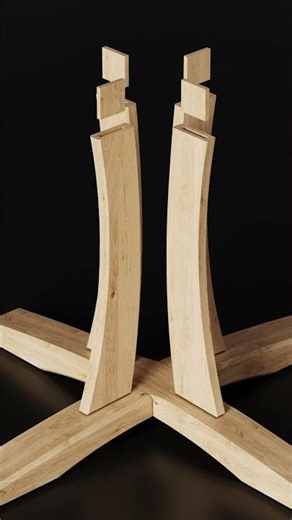 Dining Table Assembly Animation #howto