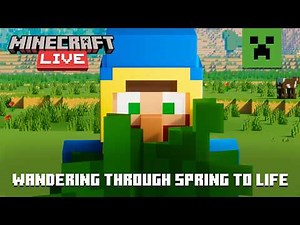 Minecraft LIVE – March 2025: A Wandering Trader Springs to Life!
