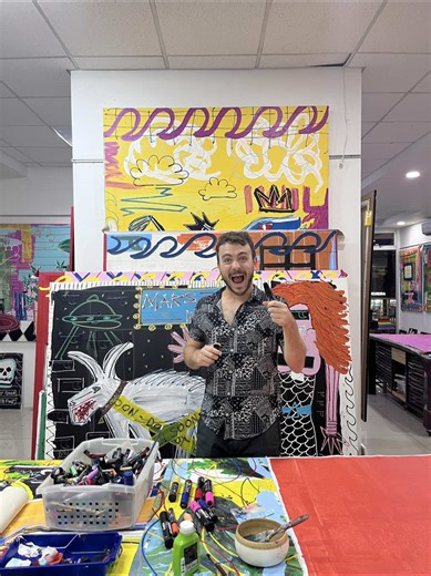 Tutorial de pintura: Cómo pintar una sirena en lienzo con acrílicos