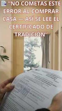 ¡Cuidado! Así Es Como Se Descubre Si Una #casa Tiene #embargos #hipotecas o #problemaslegales