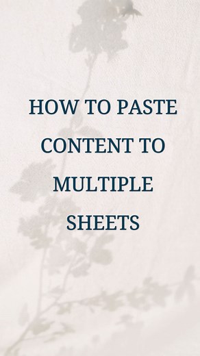 How to paste content to multiple sheets #short #edutok #viralvideo #viral #education #Educational #viralreels #viralvideos #viralpost #shorts #learning #learn #learnontiktok #excelpointnepal #technology #office #ExcelTips #exceltips #excel #Excel | Excel Point Nepal