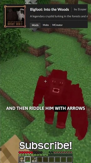 How To Defeat Bigfoot In Minecraft?!