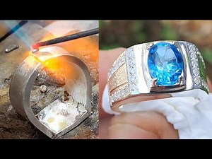 51K views · 554 reactions | How to make silver ring design _ unique ring making process _ #fblifestyle #gold #hallmarkcraft #neclece #ring #pendent | Hallmark Craft | Facebook