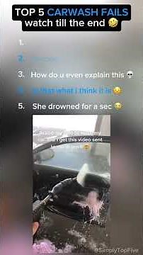 RANKING TOP 5 CAR WASH FAILS 🤣