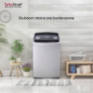 4.1K views · 16 reactions | Bid farewell to different stubborn stains that ruin your most-liked clothes! Let TurboDrum™ help you eliminate tough marks on fabric. Just put it in and let the LG Washing Machine do the dirty hard work for you. Learn more here: https://www.lg.com/ph/washing-machines/lg-t2175vs2m #LifesGood | LG Global | Facebook