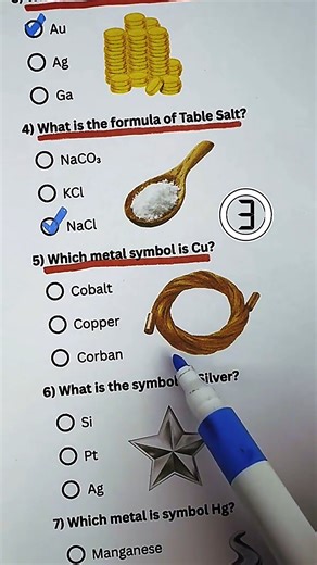 Chemistry Quiz - Can you get 7/7? #chemistry #chemistryquiz #quiz #quiztime #trivia | Quizzes Pulse