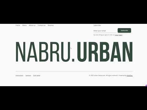Urban Restaurant Website Design | Modern Food Business Website | Full Demo & Features