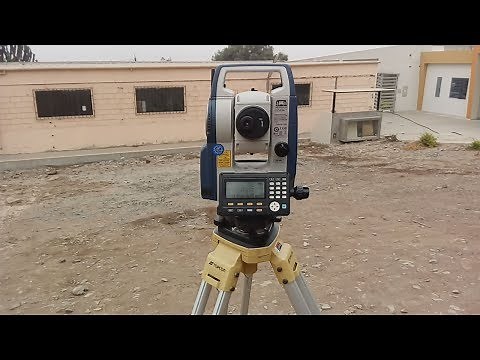 Manejo de Estacion total SOKKIA CX-105 -Parte 1