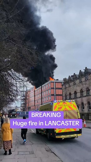 88K views · 549 reactions | BREAKING NEWS: Huge fire at the new build student apartments in the Caton Road/Parliament Street area of the city on Saturday afternoon. More to come on Beyond Radio. #lancaster #fire | Beyond Radio | Facebook