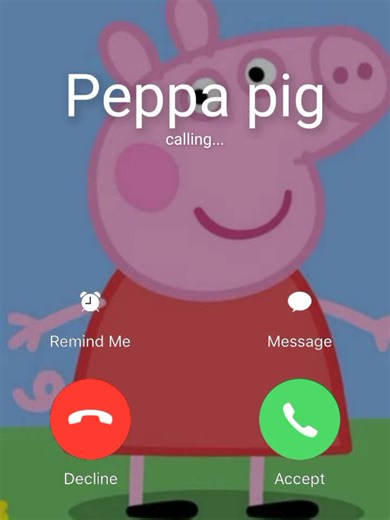 Llamadas divertidas de Peppa Pig para niños